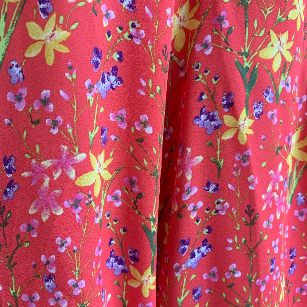 LONG SLEEVED FLORAL TOP - Picture 2 of 2